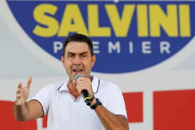 Image for Ex-general quits Italy's League party, posing problem for Meloni