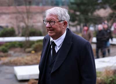Image for Soccer-Former United manager Ferguson taken to hospital after health scare at Old Trafford