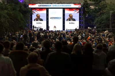 Image for Austrian national broadcaster's reporters say far right wants to destroy it