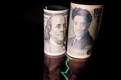 Image for Asian shares fall on U.S. rate scare, yen plumbs 34-yr low