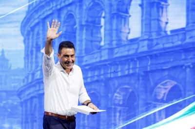 Image for Italy's new far-right party becomes fourth most popular in polls