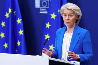 Image for Restoring traffic in Strait of Hormuz is of 'paramount' importance, von der Leyen says