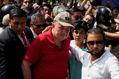 Image for Businessman Rafael Lopez Aliaga leads Peru's presidential vote with 23.4%, official count shows