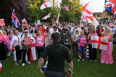 Image for UK faces more protests and legal action after asylum seekers hotel injunction