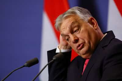 Image for Orban rebukes Zelenskiy as Hungarian election looms