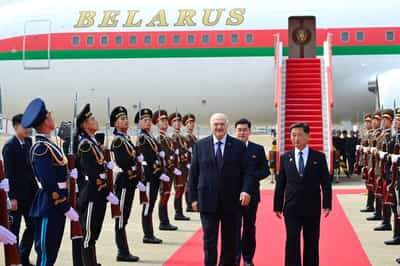 Image for Putin allies Lukashenko and Kim meet in North Korea