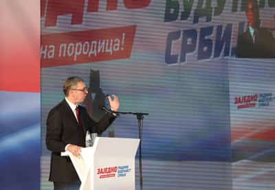 Image for Serbia's Vucic eyes new political chapter as he steps down from presidency