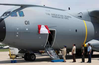 Image for Indonesia may buy four more Airbus A400M military planes, president says
