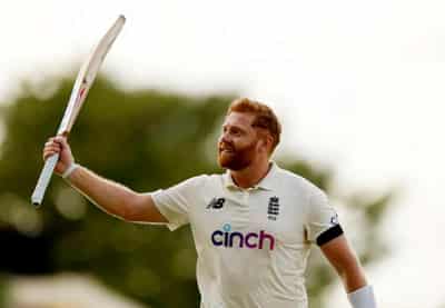 Image for Cricket-Bairstow century lifts England to 268 for six against Windies