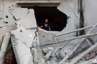 Image for Gaza truce talks faltering over withdrawal; 17 reported killed in latest shooting near aid