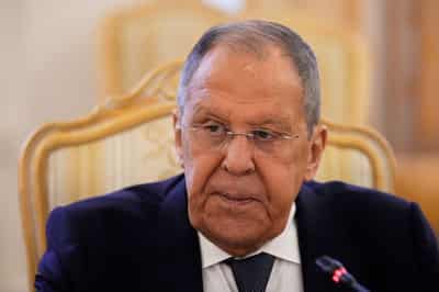 Image for Putin prepared to meet Zelenskiy but legitimacy an issue, Lavrov says