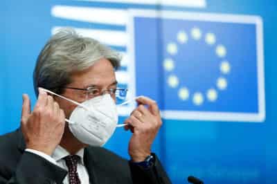 Image for Euro zone mulls stimulus calibration when economy restarts after COVID