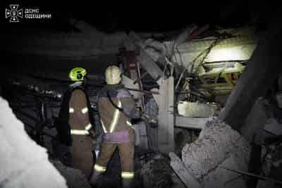 Image for Russian drone attack injures five in Ukraine's Odesa, officials say