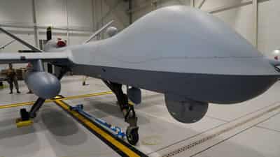 Image for Exclusive-Trump to reinterpret 1987 missile treaty to sell heavy attack drones abroad
