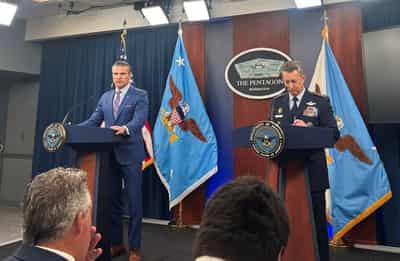 Image for No known intelligence that Iran moved uranium, US defense chief says