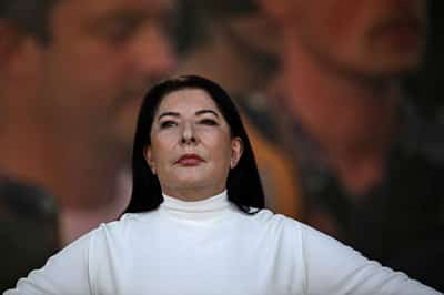 Image for Bones and crystals greet visitors at Marina Abramovic show in Venice