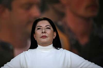 Image for Bones and crystals greet visitors at Marina Abramovic show in Venice