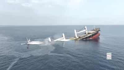 Image for Vessel manager confirms one of five suspected deaths tied to ship sunk by Houthis in Red Sea