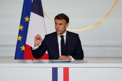 Image for France's Macron: Iran nuclear programme was close to a critical stage