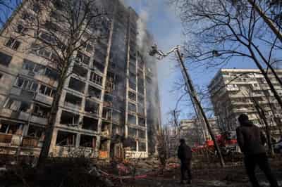 Image for Symbol of resistance as EU leaders head to Kyiv ‘where history is forged’