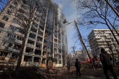 Image for Symbol of resistance as EU leaders head to Kyiv ‘where history is forged’
