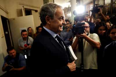 Image for Former Spanish PM Zapatero investigated in influence peddling case