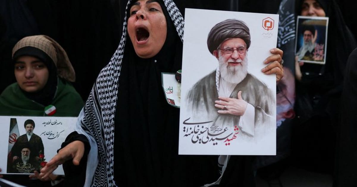Iranians flock to week-long funeral rites for Khamenei