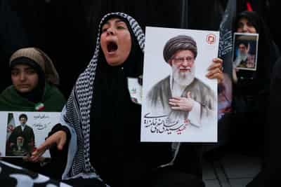 Image for Iranians flock to week-long funeral rites for Khamenei