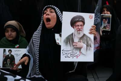 Image for Iranians flock to week-long funeral rites for Khamenei