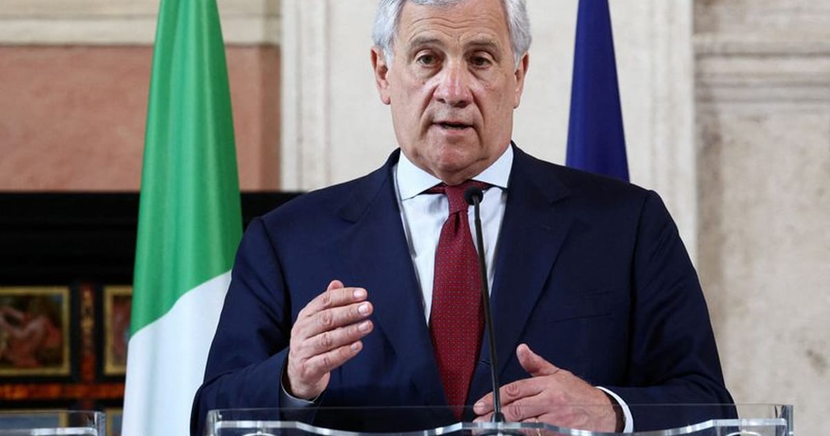 Italy to use EU SAFE scheme to fund defence spending, foreign minister says