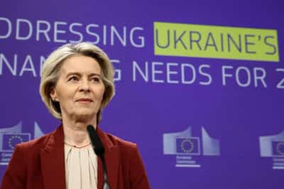 Image for EU's von der Leyen, NATO's Rutte join Ukraine talks in Berlin