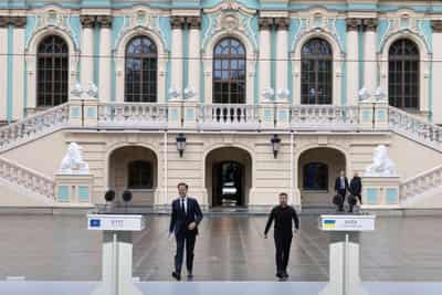 Image for Zelenskiy says strikes on Russia let Ukraine negotiate as equals