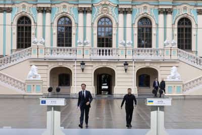Image for Zelenskiy says strikes on Russia let Ukraine negotiate as equals