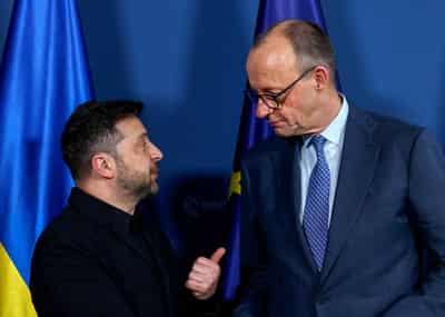 Image for Germany's Merz hosts Ukraine's Zelenskiy for talks in Berlin
