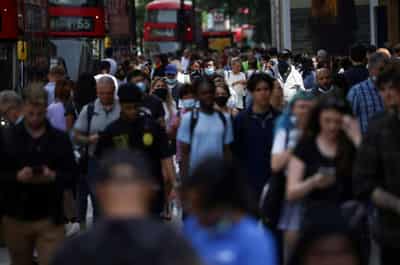 Image for Britain reports 24,470 COVID-19 cases and 65 deaths on Sunday