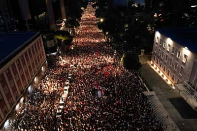 Image for Albania protests swell as opposition to Kushner resort persists