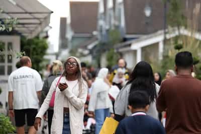 Image for UK shop prices dip for first time in nearly 3 years, survey shows