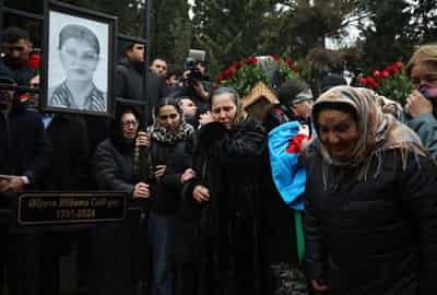 Image for Azerbaijan leader says he wants Russia to admit it accidentally shot down passenger plane killing 38