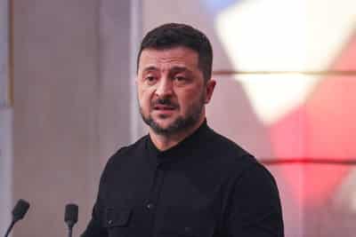 Image for Zelenskiy says Ukraine to present strategy for managed arms exports in two weeks