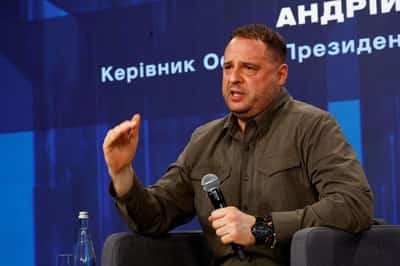 Image for Ukraine president's chief of staff in US for talks on defence support