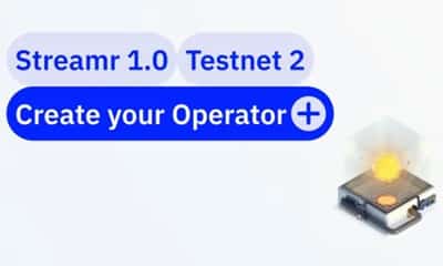 Image for Streamr Announces the Start of Testnet 2 for the Decentralized Streamr Network 1.0 – Paving the Way for Next-Gen Data Broadcasting
