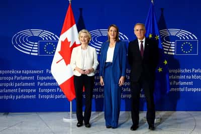 Image for EU opens door for Canada to become its first associate member, von der Leyen says