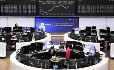 Image for STOXX 600 ends at record high; BBVA weighs on Spain