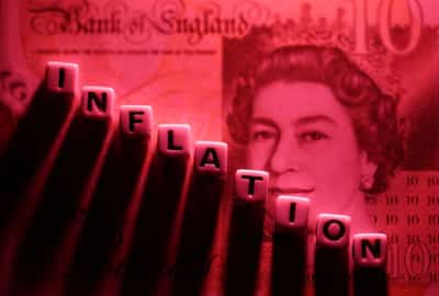 Image for Sterling edges up as inflation rises to highest in 1-1/2 years