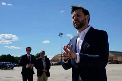 Image for US VP Vance arrives in Switzerland for peace talks with Iran