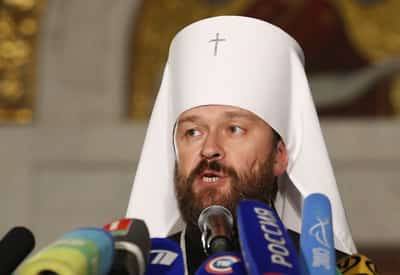 Image for Russian Orthodox cleric denies link to white substance found in car by Czech police