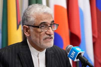 Image for Iran tells UN strikes on Israel are self-defense