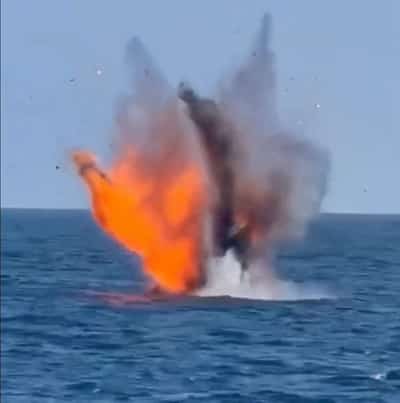 Image for Romania destroys drones drifting near major offshore gas project in the Black Sea