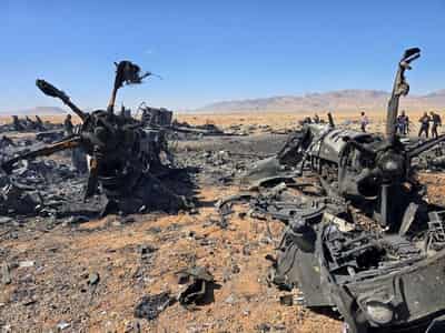 Image for US rescues airman, vows 'hell' for Iran if Strait stays shut