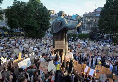 Image for Young Ukrainians find new voice in wartime protests